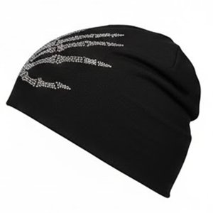 Wholesales Custom Rhinestones Design Black Men's <b>Beanies</b> For Winter <b>Streetwear</b> <b>Beanie</b> Caps For Mens Comfortable Knitted jacquard - Product Image 3