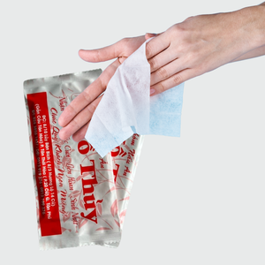 Wholesale Single <b>Wet</b> Cleansing <b>Wipes</b> Soft Texture with Custom Printing Easy to Carry for After-Eating Cleaning Made in Vietnam - Product Image 1