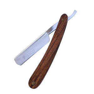 Navaja de Afeitar Plegable de Acero Inoxidable con Hoja Recta, Navaja de Barbero - Product Image 2