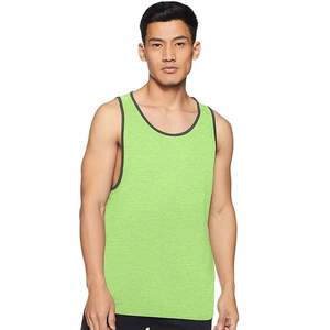 Débardeur de sport XL pour homme en polyester tricoté, couche de base de compression, broderie, séchage frais, sans manches, capuche de gymnastique, lavage musculaire - Product Image 1