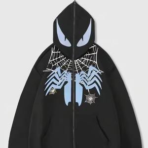 Sudaderas con capucha para hombre a la venta, ropa de calle, sudaderas con capucha holgadas para hombre, logotipo personalizado con cremallera para hombre, estampado personalizado de alta calidad - Product Image 2