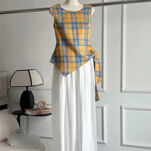 Conjunto Casual de 2 Piezas para Mujer, Tejido de Punto, Color Sólido, Precio de Fábrica, Fabricante Vietnamita, ODM Natural, Empaque Personalizado - Product Image 5