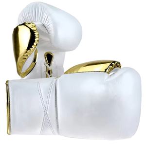 ถุงมือชกมวยทำจากหนังวัวสีปรับแต่งได้โดยไม่ต้องเจาะโลโก้ - Product Image 1