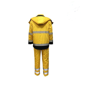 EN 469 Bunker Turnout Gear NOMEX Ropa contra incendios Equipo y kits de bombero Material de aramida Uniforme para bomberos - Product Image 3