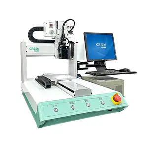 High Production Efficiency Industrial Equipment GREEN Desktop Visual Dispensing Machines GR-DT331-H Dispenser Machine Provided