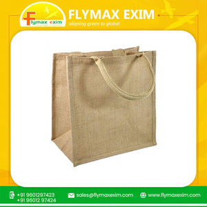 Bolsas de yute ecológicas de alta calidad hechas a mano, patrón de letras personalizado, mejor precio de venta para compras verdes - Product Image 6