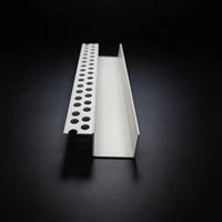 Bande de protection d'angle en PVC vinyle blanc écologique pour plafond, protection de plâtre et de cloisons sèches, longueur 2,4 m, vente en gros