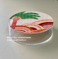 Boîte à dessert carrée en acrylique de qualité supérieure idéale pour les bonbons, les noix et les cadeaux de fête du Ramadan