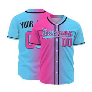 Vente en gros de vêtements de sport avec logo personnalisé 2025 Tendance quantité minimale de commande Séchage à basse vitesse Respirant Anti-bactérien 100% Polyester Hommes Femmes Baseball - Product Image 1