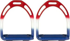 Équipement équestre de qualité supérieure étriers de course de chevaux étriers d'équitation de style anglais confortables en aluminium - Product Image 6