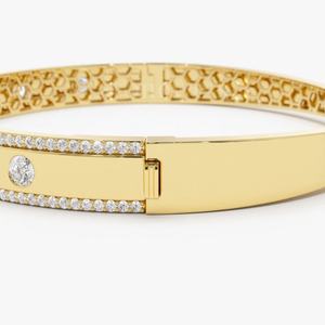 Pulsera de Cadena y Eslabones Redondos de Plata de Ley con Circonita, Joyería Casual/Deportiva, Elegante y Atemporal - Product Image 5