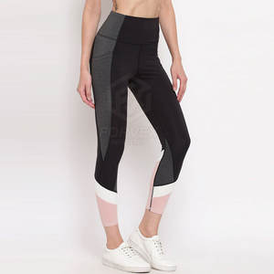 In Stock High Quality Women <b>Legging</b> Mid Waist Eco-Friendly Quick Dry Spandex/<b>Polyester</b> Full Length - Product Image 4