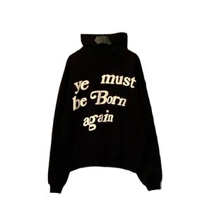 Sweat-shirts à capuche unisexe avec logo personnalisé nouvelle mode saison d'hiver motif uni à capuche avec impression 3D pour hommes - Product Image 1