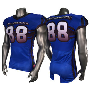 GANTS athlétiques durables City Maillot de football américain avec panneau ventilé, lettre cousue et conception prête pour le jeu pour adultes - Product Image 4