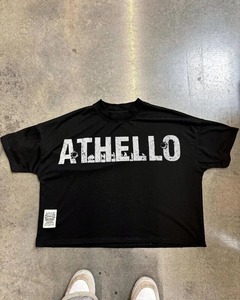 Camisetas recortadas de gran tamaño personalizadas para hombres 100% algodón Dtg estampado diseño gráfico peso pesado Boxy camisetas - Product Image 1