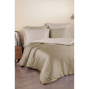Varol Solid Pattern Cotton Satin Single Duvet Cover <b>Set</b> for Home Use - Product Image 2