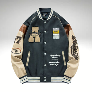 Chaqueta universitaria de hombre de calidad superior de material genuino de moda Diseño personalizado Chaqueta de invierno de Venta caliente hecha en fábrica a bajo precio - Product Image 2