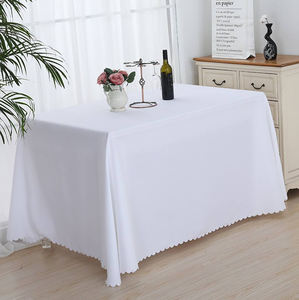 Factory Price Wedding <b>Table</b> <b>Cover</b> Square Pink <b>White</b> 100% Polyester Oilproof Waterproof Disposable for Party Events - Product Image 4
