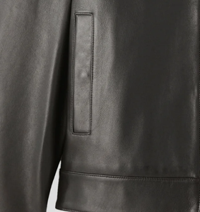 Chaquetas de cuero económicas hechas a medida de alta calidad para hombres Chaquetas de talla grande para hombres Chaquetas ecológicas a bajo precio - Product Image 6