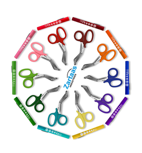 Cisailles professionnelles de traumatologie EMT en acier inoxydable de haute qualité et lampes à LED pour infirmières médecins paramédicaux - Product Image 1