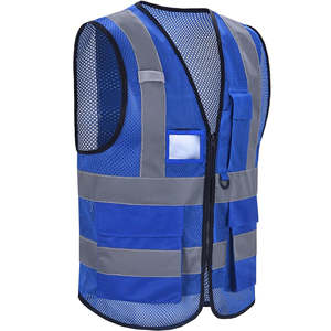 <b>Reflective</b> Safety Reflector Jacket Safety Wear High Resistant Customizable Logo High Visibility <b>Reflective</b> Safety <b>Vest</b> - Product Image 4