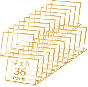 ผู้ถือบัตรเข้าชมอะคริลิคที่ทันสมัยในที่ชัดเจนพร้อมช่องแนวตั้งที่สมบูรณ์แบบสำหรับการจัดแสดงนามบัตรบนเดสก์ท็อป - Product Image 4