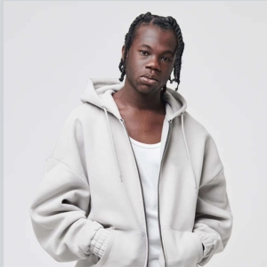 เสื้อฮู้ดมีซิปเปิดไหล่มีซิปสำหรับผู้ชายเสื้อฮู้ดแนวสตรีทไซส์ใหญ่พิเศษผลิตโลโก้ตามสั่งแบบใหม่ - Product Image 5