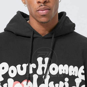 Sudaderas con capucha con estampado de hojaldre informales de alta calidad Precio razonable Sudaderas con capucha con estampado de hojaldre básicas más vendidas - Product Image 3