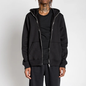 Compre sudaderas con capucha para hombre de primera calidad Mejor proveedor Sudaderas con capucha con cremallera para hombre de longitud regular Sudadera con capucha de manga completa cómoda y suave - Product Image 2