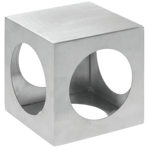 Simple Design Iron Metal <b>Square</b> Display Food Riser Stand Silver Finished Riser for Home And Hotels Food Presentation - Product Image 1