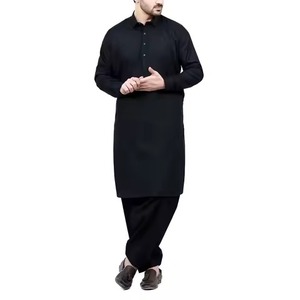 Robe pakistanaise au design élégant Shalwar Kameez Tenue musulmane authentique pour hommes de styles stylistes Vêtements ethniques à vendre - Product Image 5