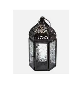 Home Decor Moroccan Vintage <b>Lantern</b> for Hanging and Desktop Both Golden <b>Mini</b> Laser Cut Designer <b>Lantern</b> - Product Image 4