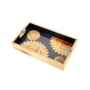 ถาดเสิร์ฟไม้ธรรมชาติพร้อมการออกแบบตกแต่งในการตกแต่งบ้านและขนาดและสีตามสั่ง - Product Image 3