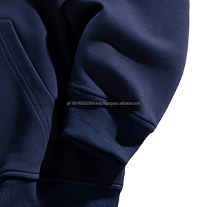 Custom Unisex Custom <b>Zip</b> Up 100% Cotton Hoodie Men High Quality French Terry Puff Printing Hoodie For Men - Product Image 4