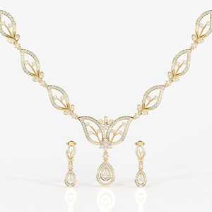 Lumia Moissanite เพชรสร้อยคอเงินสเตอร์ลิงงานแต่งงาน - Product Image 4