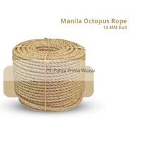 Rouleau de 220m de corde de Manille de 16mm de haute qualité | Corde en fibre d'abaca naturelle pour le tir à la corde, la décoration et l'utilisation en extérieur