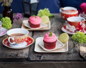 Assiettes carrées jetables légères en feuille de palmier Areca de 6 pouces, écologiques, biodégradables, vaisselle de fête pour collations et desserts 2025 - Product Image 4