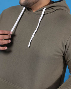 Venta al por mayor de sudaderas con capucha de las mujeres transpirable largo XS a grande Tallas grandes de alta calidad de lana de invierno pulóver 100% algodón patrón sólido - Product Image 5