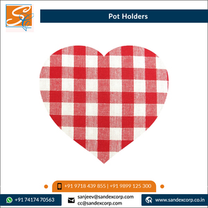 Nước cao absorbency rộng rãi nhu cầu chất lượng hàng đầu 100% bông vải trivets nồi Holders Nhà cung cấp tại Ấn Độ - Product Image 4