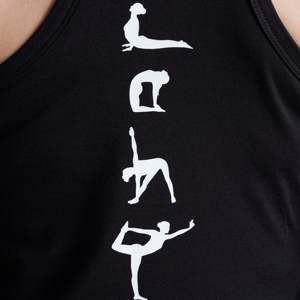 Zen Fit Black Yoga <b>Top</b> Vest - Product Image 6