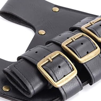 Étui à épée en cuir style vintage pour costumes de chevalier et de cosplay d'anime, marron/noir, imperméable, léger, service OEM