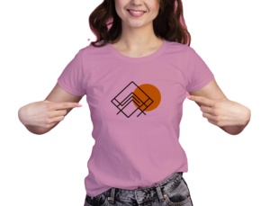 Camiseta de algodón puro con estampado digital para mujer, camiseta de manga corta con diseño personalizado de primera calidad, a la moda - Product Image 5