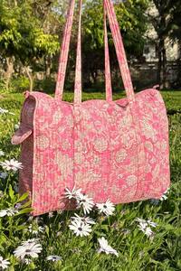 Bolsa de Viaje Deportiva Casual de Algodón Estampada a Mano, Gran Capacidad, Duradera, de Alta Calidad, Diseño Ecológico y de Lujo - Product Image 4