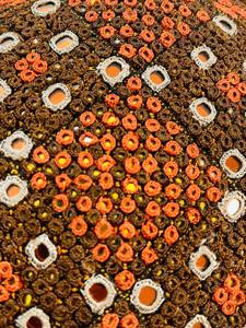 Gorro Tradicional Afgano para Hombre, Hecho a Mano, Étnico, Pashtun, Bordado, Vintage, Islámico, Formal, con Encaje, Color Personalizado - Product Image 2