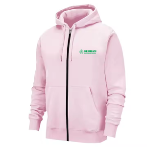 Surdimensionné Hommes Zipper Hoodie Puff Plain Dyed Long Coton Polaire Tissu Personnalisé Conçu Meilleur Prix Hommes Hoodies 6XL XL Tailles - Product Image 2