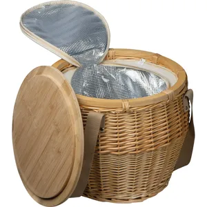 Panier de pique-nique isotherme personnalisé Mark Twain SONIA avec accessoires - Product Image 2