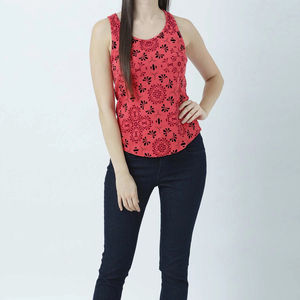 Débardeurs de haute qualité pour femmes Débardeur à col carré plissé Débardeur sans manches Débardeurs d'été pour femmes - Product Image 6