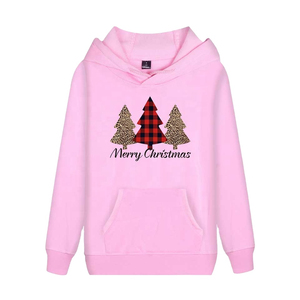 Unisex invierno Navidad Santa Claus sólido impresión Digital sudaderas con capucha para hombres mujeres gráfico pulóver sudadera con bolsillos - Product Image 2