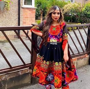 Fabricante de ropa personalizada, ropa afgana para mujer, ropa tradicional étnica afgana, producto a la venta 604 - Product Image 2