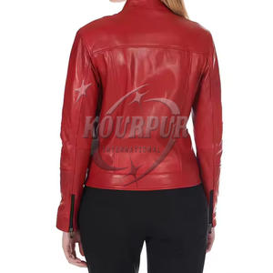 แจ็กเก็ตหนังแกะสำหรับผู้หญิงแจ็กเก็ตแฟชั่นใหม่ฤดูใบไม้ร่วงฤดูหนาว - Product Image 4